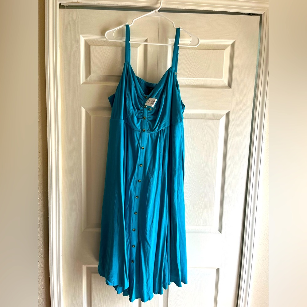 NWT Teal Torrid Dress